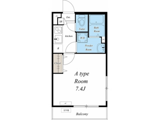 アレンヌ東千葉の間取り