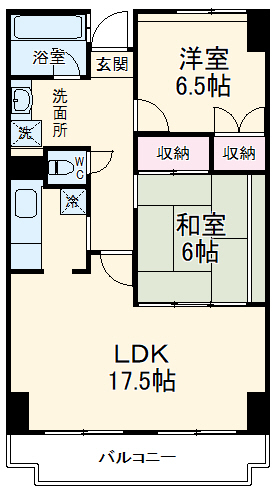 INSURANCE BLDG.ⅩⅢの間取り