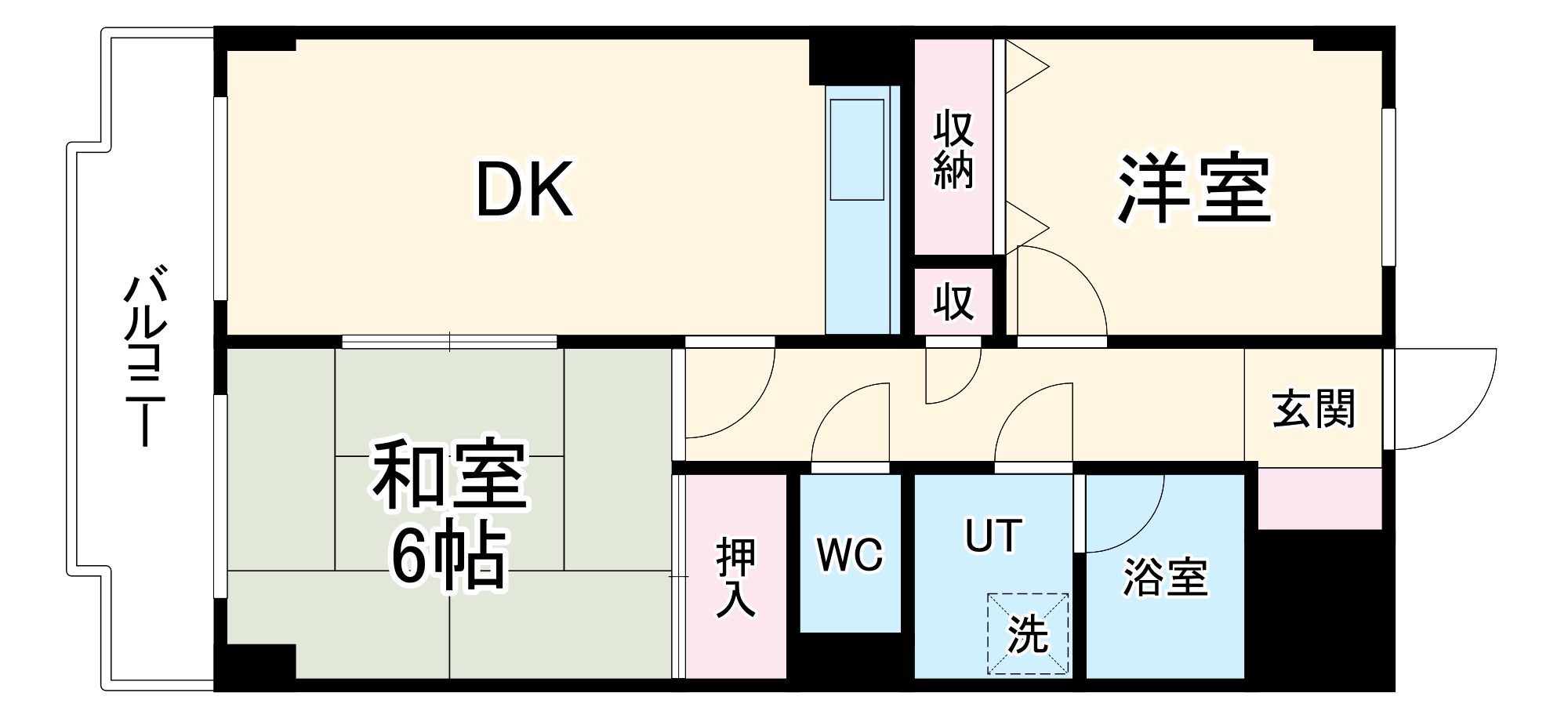 アブニール根岸の間取り