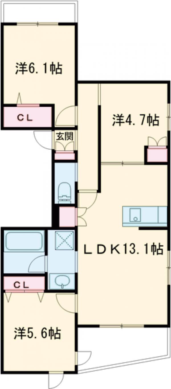 ヴィラ ルミエールⅡの間取り