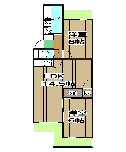 グランドール桂の間取り