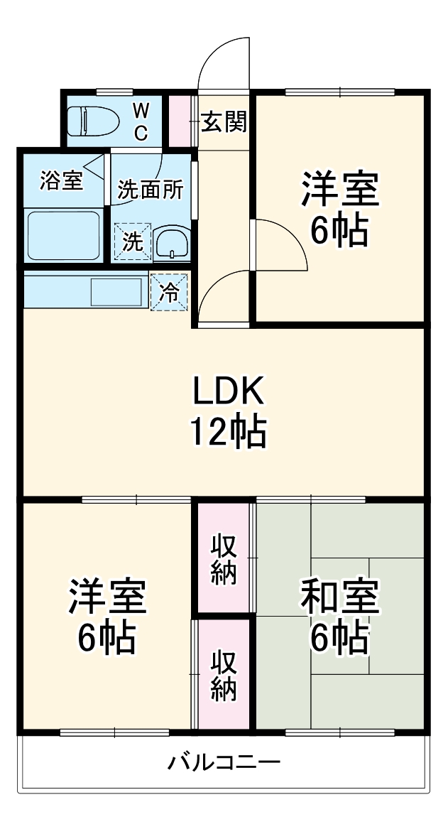 リアライズ新松戸の間取り