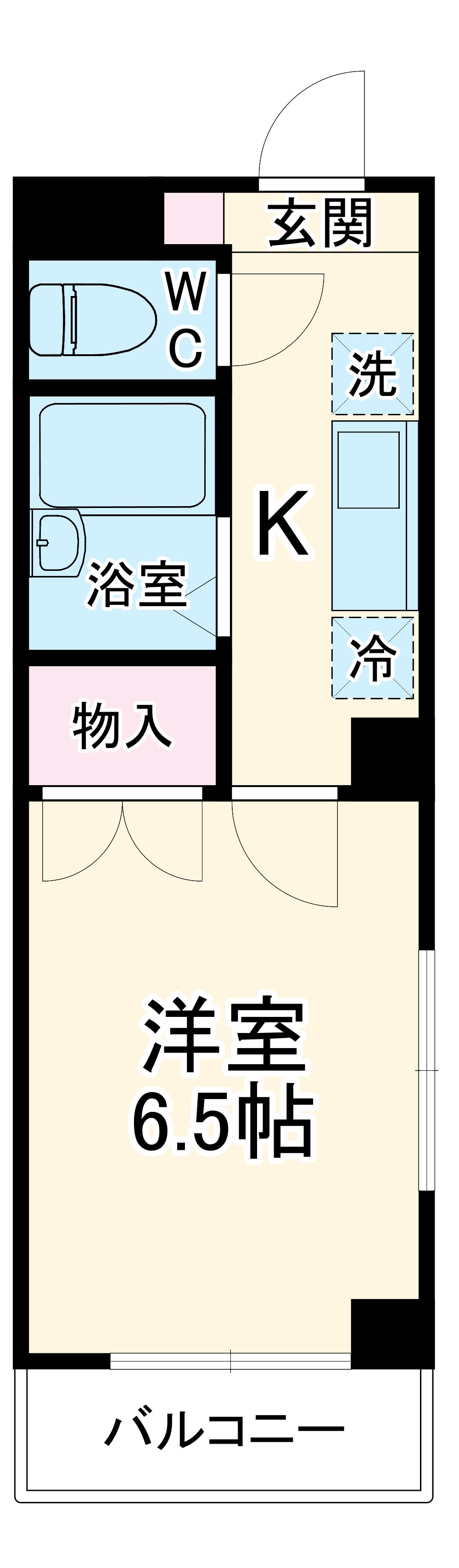 COLORS所沢の間取り