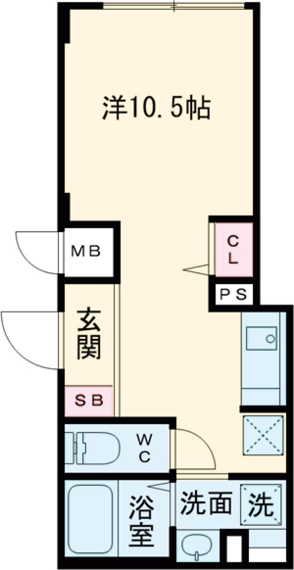 クリオ ラモード目黒洗足の間取り