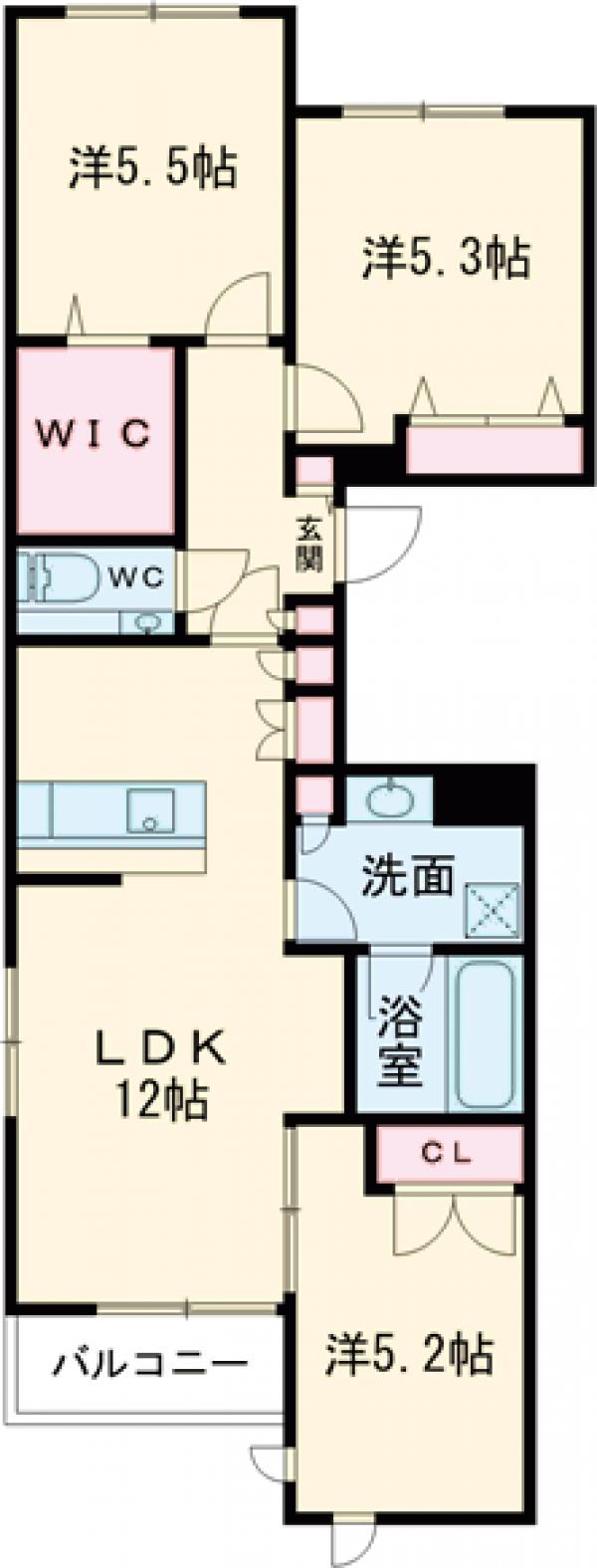 ヴィラ ルミエールⅡの間取り