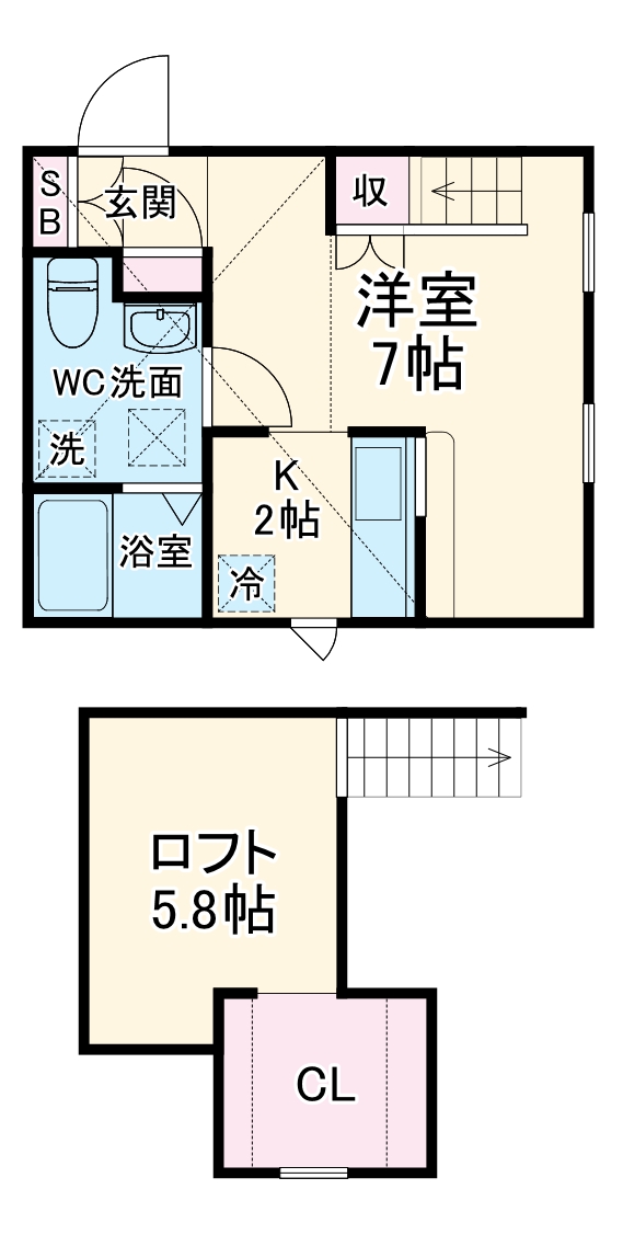 PRIMA Art 海老名の間取り
