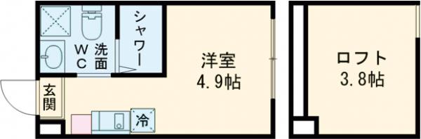 MJ TERRACE TAKASAGOの間取り