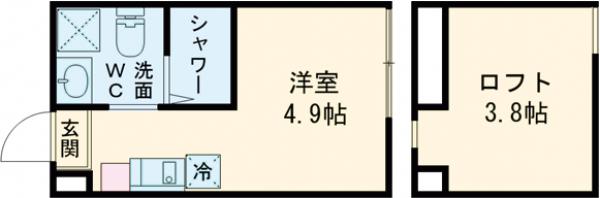 MJ TERRACE TAKASAGOの間取り