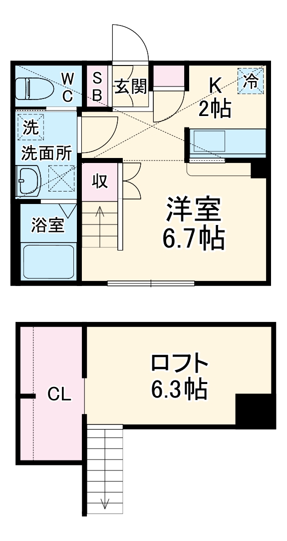 PRIMA Art 海老名の間取り
