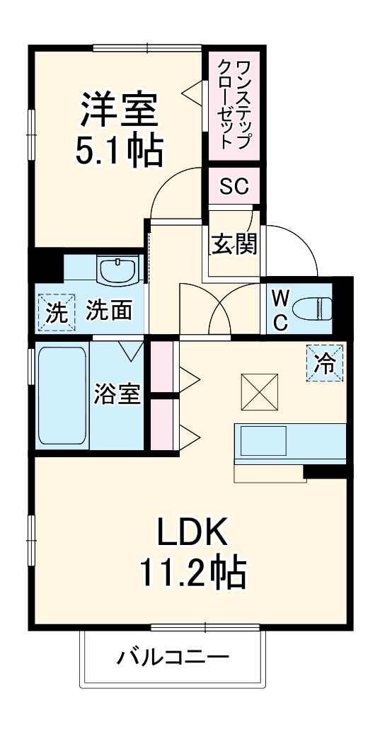 メゾンラフィネの間取り
