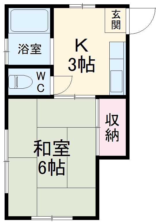 和泉荘の間取り