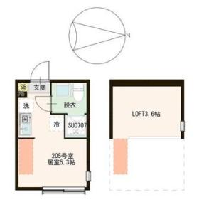 ハーモニーテラス春日町Ⅵの間取り