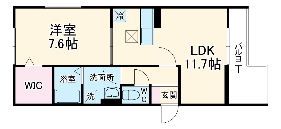 エスペランサ・ルミエール　エスペランサの間取り
