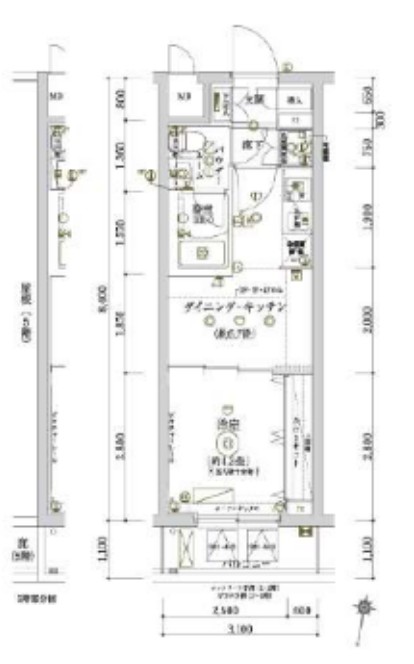 ECREDE赤羽SOUTHの間取り