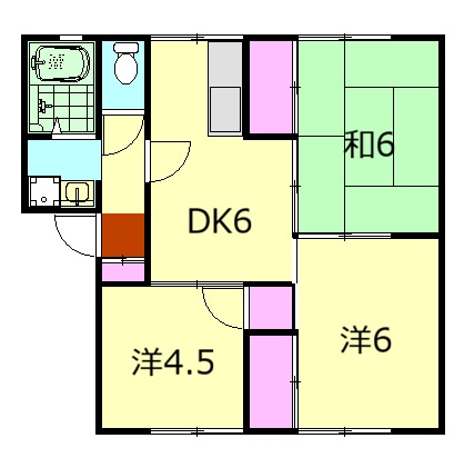 ハイム長谷川の間取り