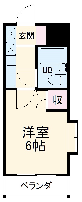 山京マンションの間取り