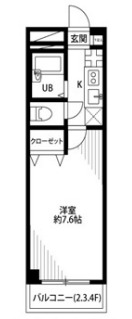 アンプルール フェール グランデールの間取り