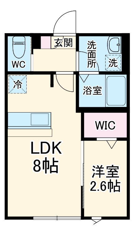 アウル勝田台の間取り