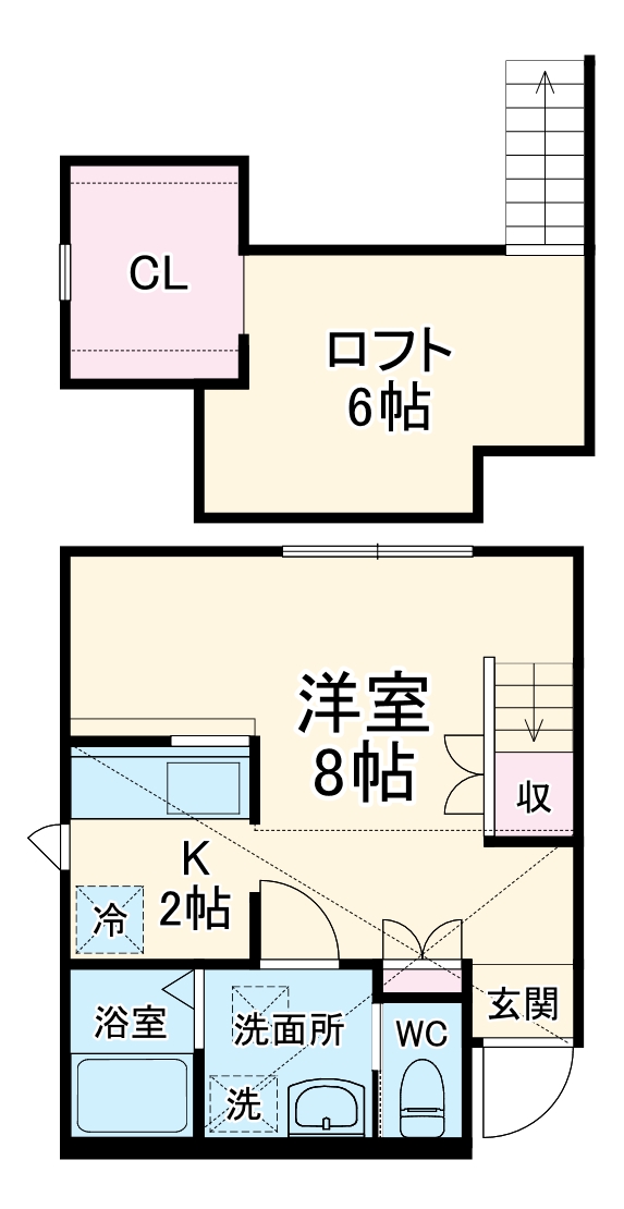 PRIMA Art 海老名の間取り