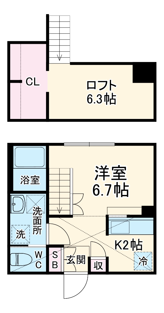 PRIMA Art 海老名の間取り
