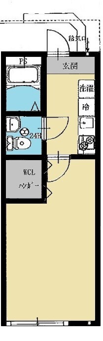 フォレスタ港南中央の間取り