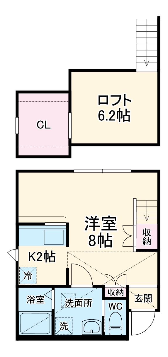 PRIMA Art 海老名の間取り