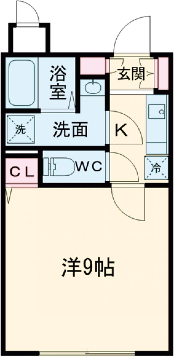墨田の完工年月(2025年9月)築の賃貸マンションの間取り