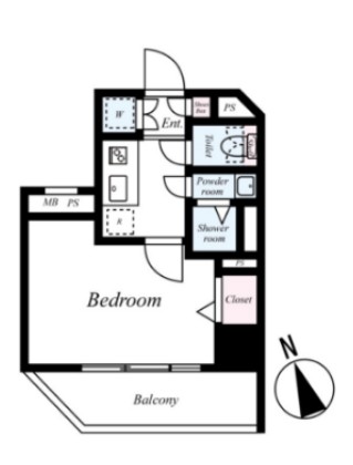 パークウェル麻布十番の間取り