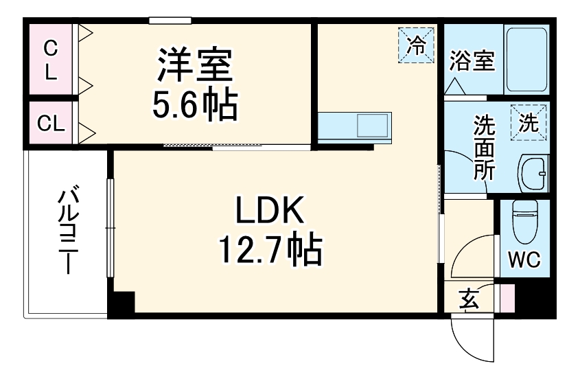 ジーメゾン清須アウラの間取り