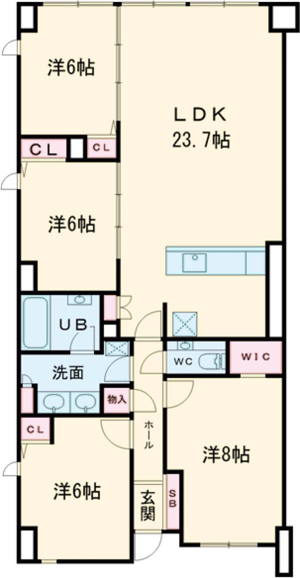 CLASS調布の間取り