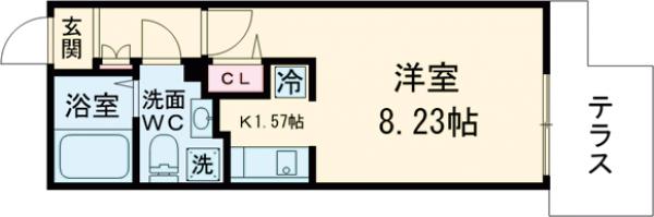 ブランシェ哲学堂通りの間取り