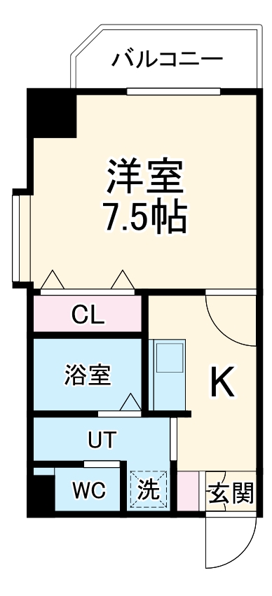 プレシャス名駅の間取り