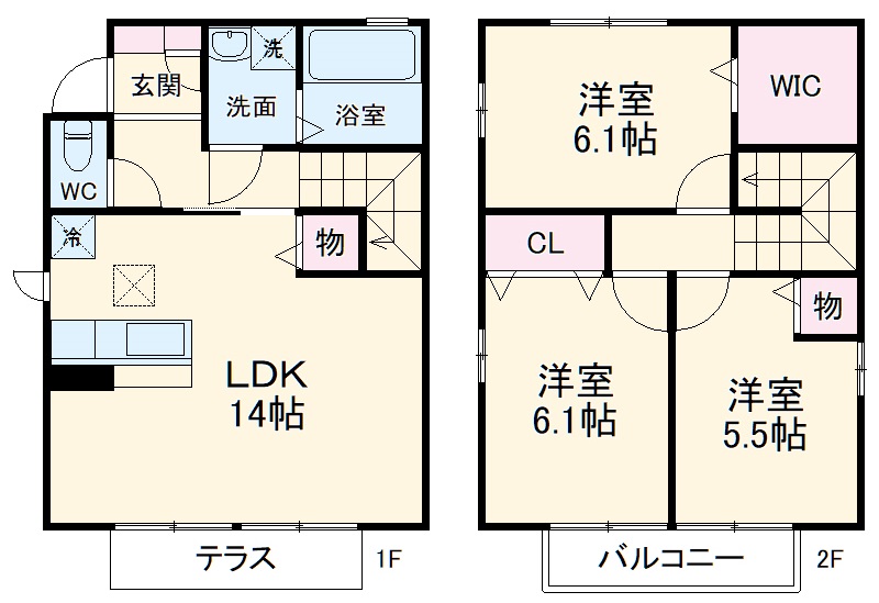ピュアハウス弐番館の間取り