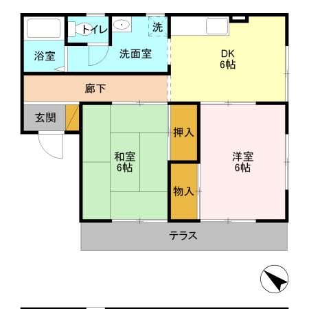 グラースハイツの間取り