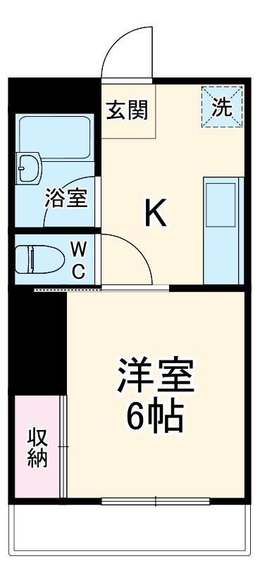 トーシンハイツ堀江の間取り