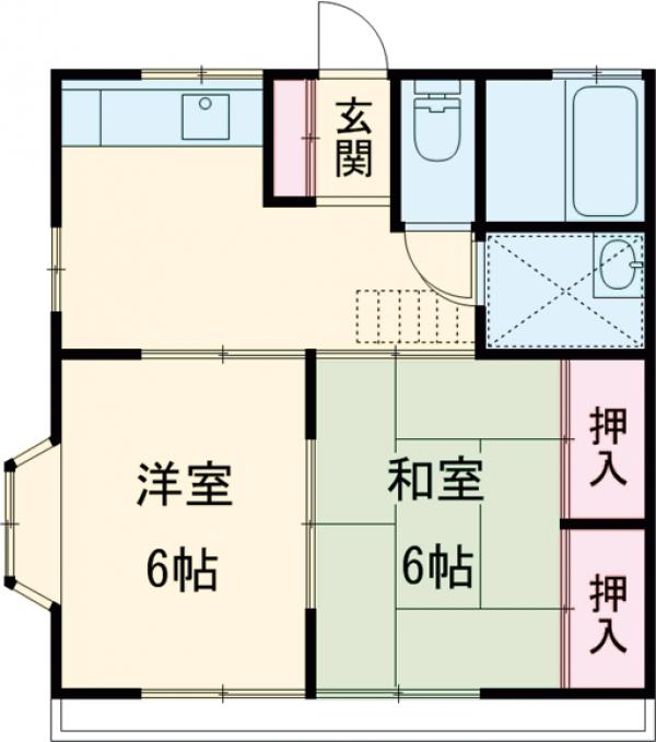 ハイツ田中の間取り