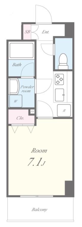 ポルタフォルトゥーナの間取り