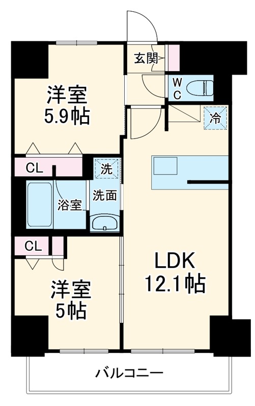 S-RESIDENCE高岳ardent(アーデント)の間取り