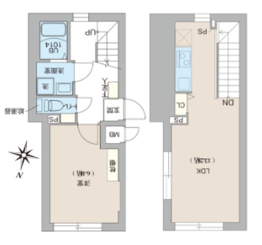 クリオ ラモード目黒洗足の間取り