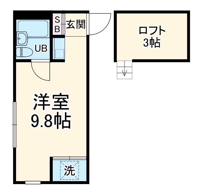 ブルーメヤツカ３８の間取り