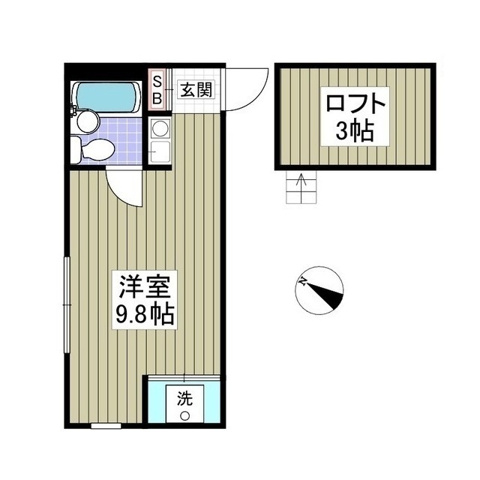 ブルーメヤツカ38の間取り