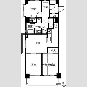 グローリアス小牧第5の間取り