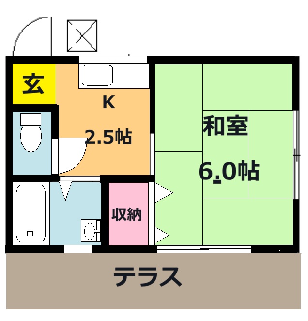 シティハイツ高橋A棟の間取り