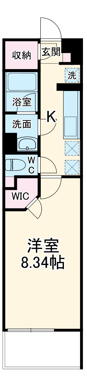 ウインドテラス南八幡の間取り