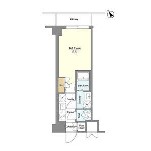 上石原の完工年月(2023年3月)築の賃貸マンションの間取り