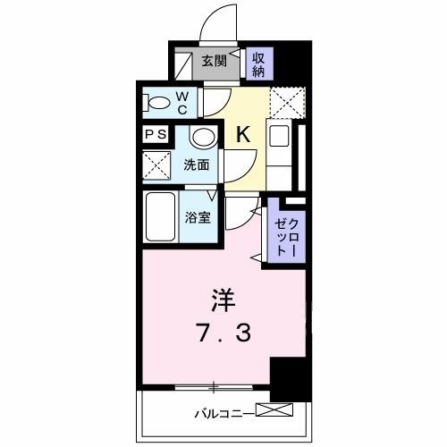 エスタシア八王子の間取り