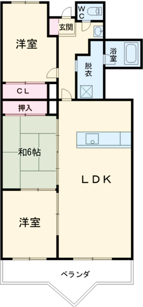 サンコート有松の間取り