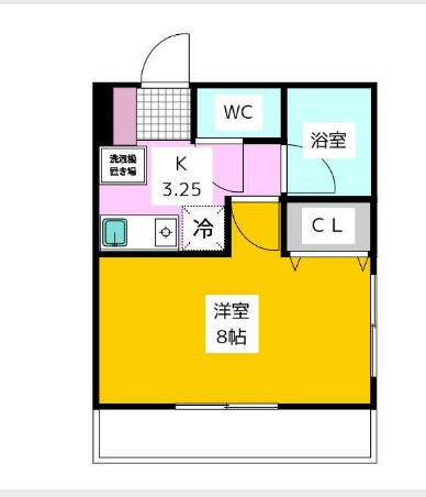 富士見の完工年月(2000年2月)築の賃貸マンションの間取り