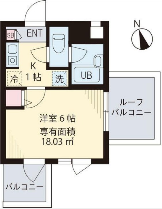 バーミープレイス高円寺の間取り
