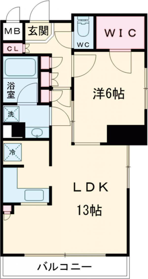 原町田の完工年月(2005年3月)築の賃貸マンションの間取り